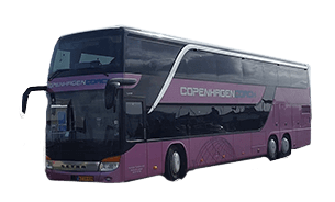 Buskørsel i turistbus nær Hvidovre og Amager